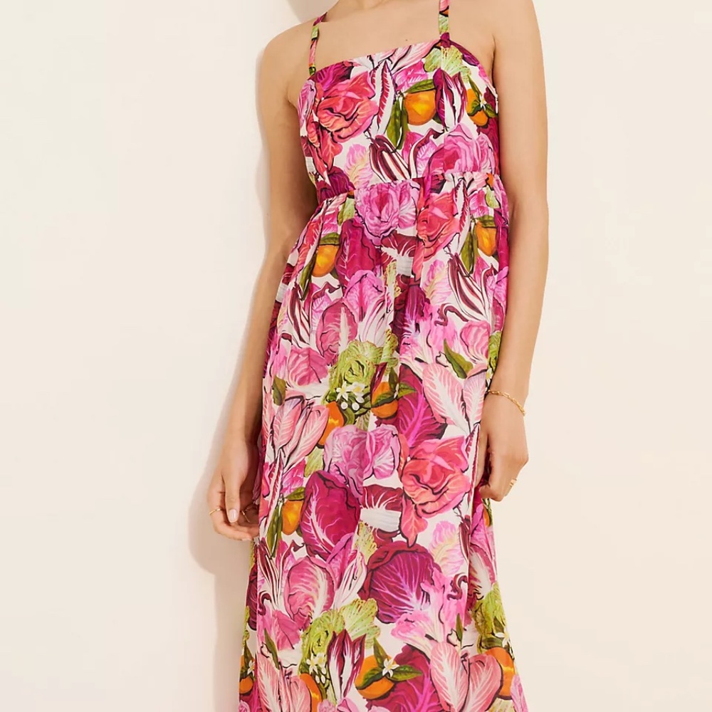 Anthropologie Rachel Antonoff Rebecca Silk Blend Midi Dress Size XS